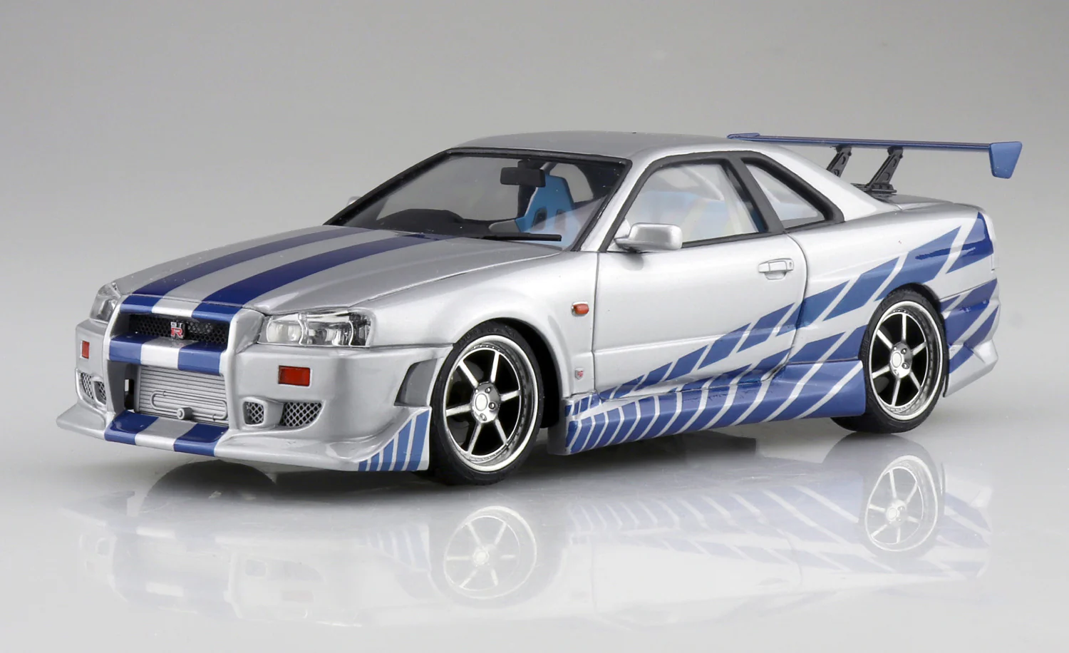 Aoshima 1/24 Movie Mecha #WS-02 1/24 Fast & Furious R34 SKYLINE GT-R - Image 2