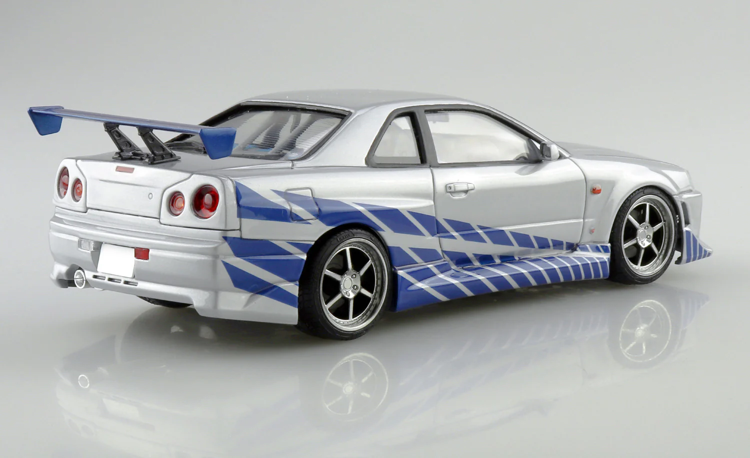 Aoshima 1/24 Movie Mecha #WS-02 1/24 Fast & Furious R34 SKYLINE GT-R - Image 3