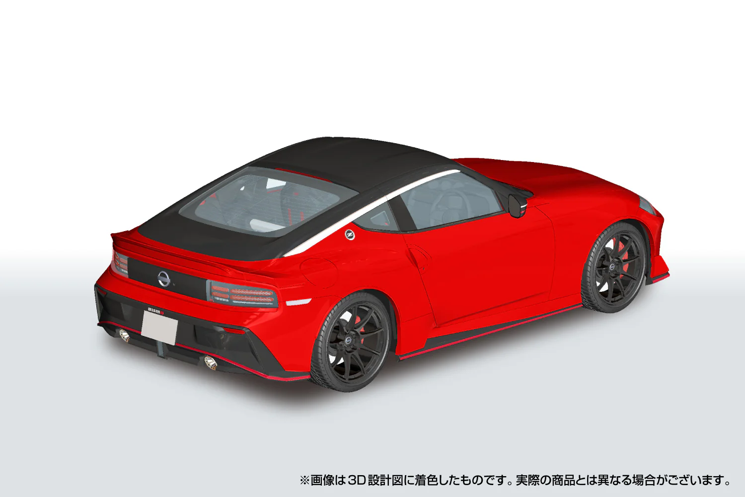 Aoshima 1/24 Snap Car #06-CR 1/24 RZ34 FAIRLADY Z NISMO 2024 Carmine Red - Image 2