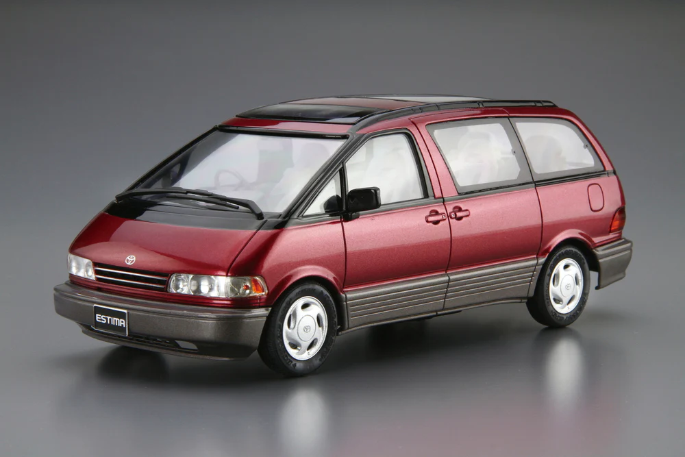 Aoshima 1/24 Toyota TCR11W ESTIMA TWIN MOON ROOF '90 - Image 2