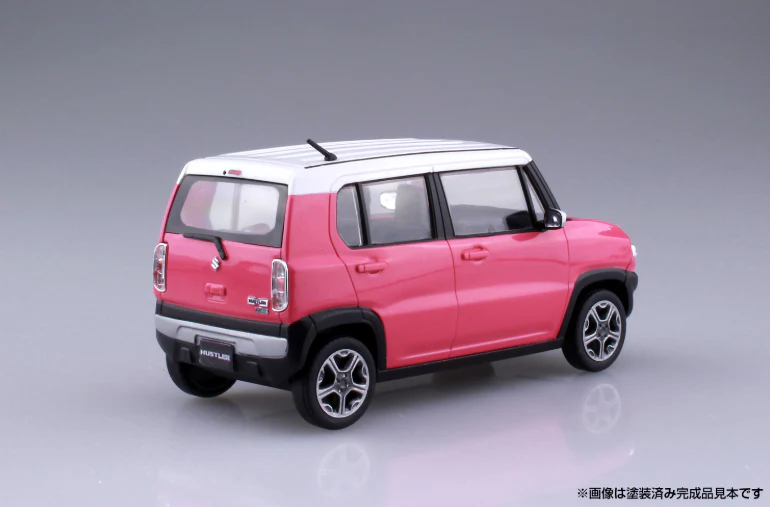 Aoshima 1/32 SNAP KIT #01-B Suzuki HUSTLER (Candy Pink Metallic) - Image 3