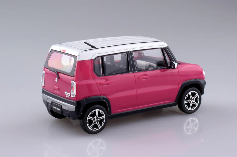 Aoshima 1/32 SNAP KIT #01-B Suzuki HUSTLER (Candy Pink Metallic) - Image 5