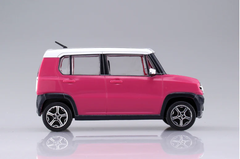 Aoshima 1/32 SNAP KIT #01-B Suzuki HUSTLER (Candy Pink Metallic) - Image 6