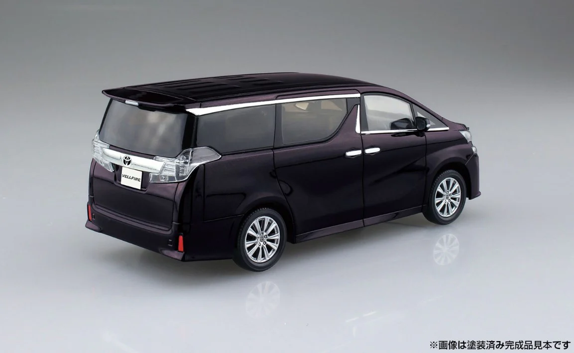 Aoshima 1/32 SNAP KIT #04-C Toyota VELLFIRE(BURNING BLACK CRYSTAL SHINE GLASS FLAKE) - Image 3
