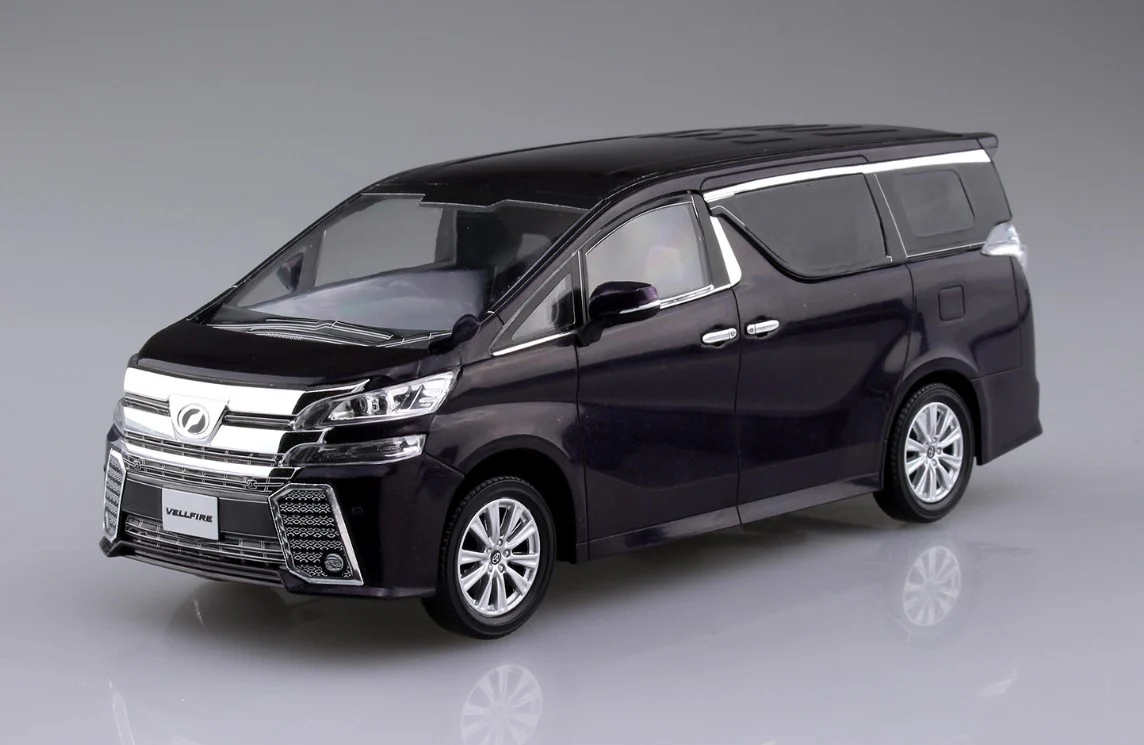 Aoshima 1/32 SNAP KIT #04-C Toyota VELLFIRE(BURNING BLACK CRYSTAL SHINE GLASS FLAKE) - Image 4