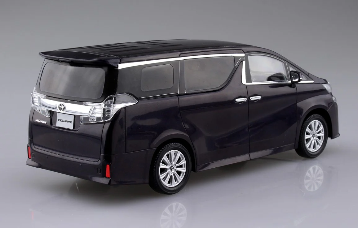 Aoshima 1/32 SNAP KIT #04-C Toyota VELLFIRE(BURNING BLACK CRYSTAL SHINE GLASS FLAKE) - Image 5