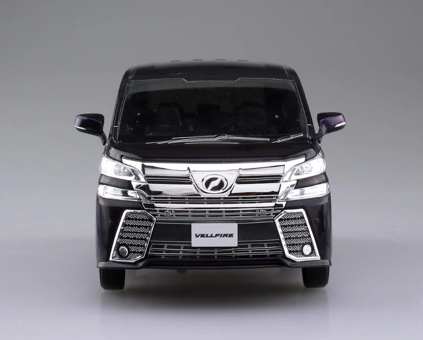 Aoshima 1/32 SNAP KIT #04-C Toyota VELLFIRE(BURNING BLACK CRYSTAL SHINE GLASS FLAKE) - Image 7
