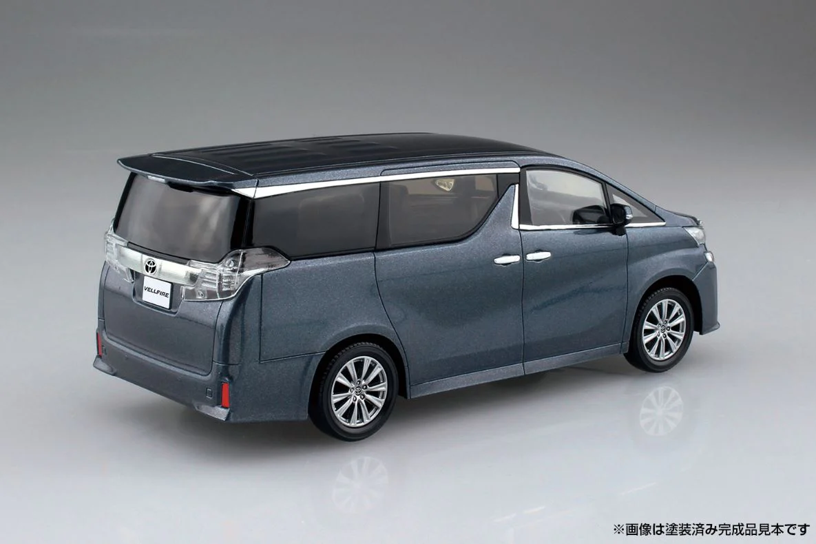 Aoshima 1/32 SNAP KIT #04-D Toyota VELLFIRE(GRAYISH BLUE MICA METALLIC) - Image 3