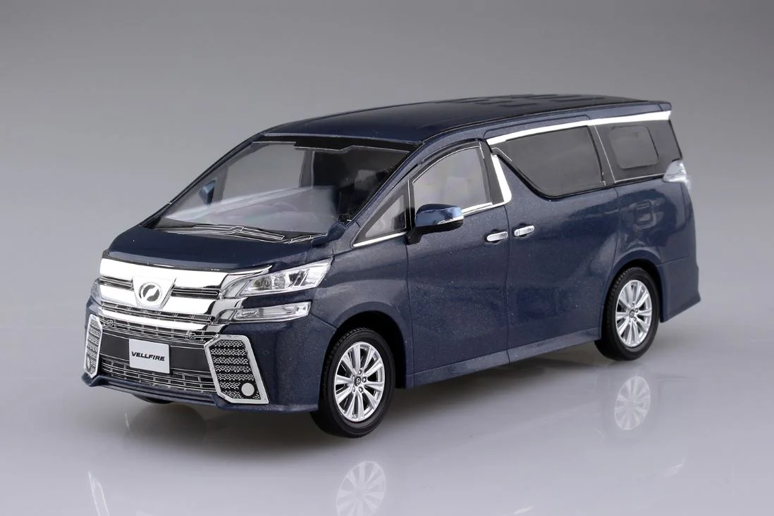 Aoshima 1/32 SNAP KIT #04-D Toyota VELLFIRE(GRAYISH BLUE MICA METALLIC) - Image 4