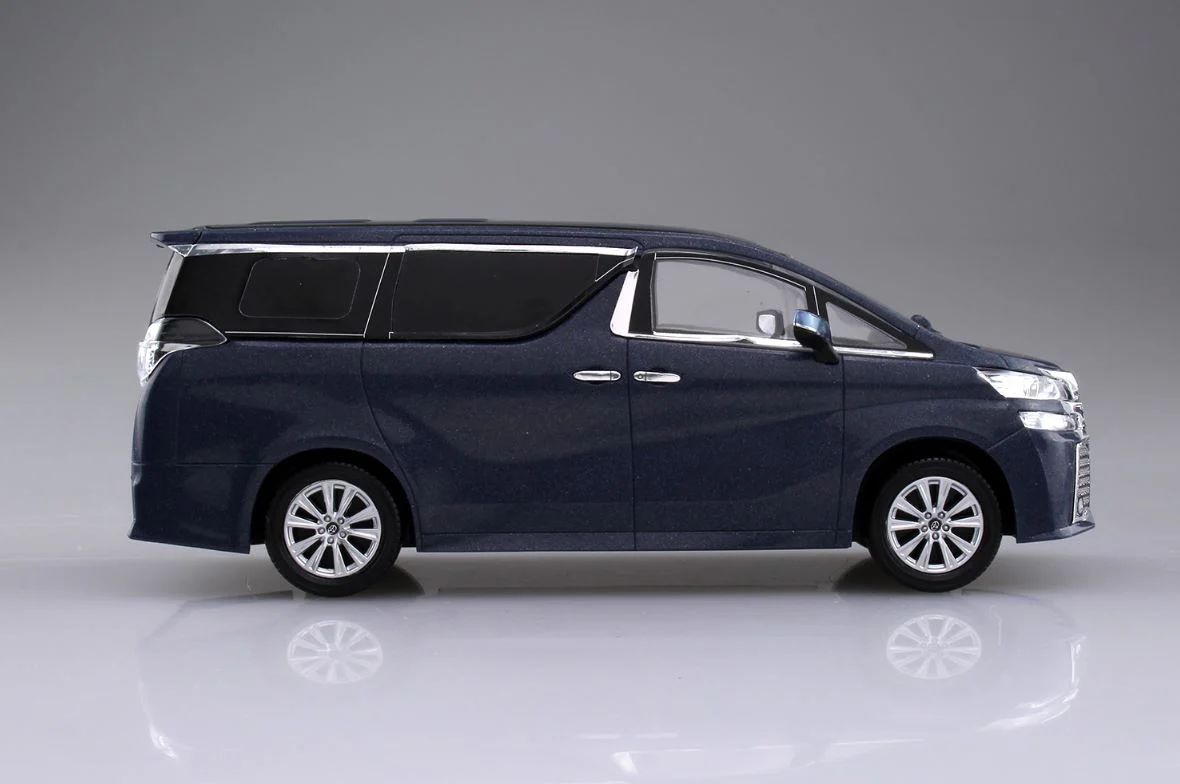 Aoshima 1/32 SNAP KIT #04-D Toyota VELLFIRE(GRAYISH BLUE MICA METALLIC) - Image 6