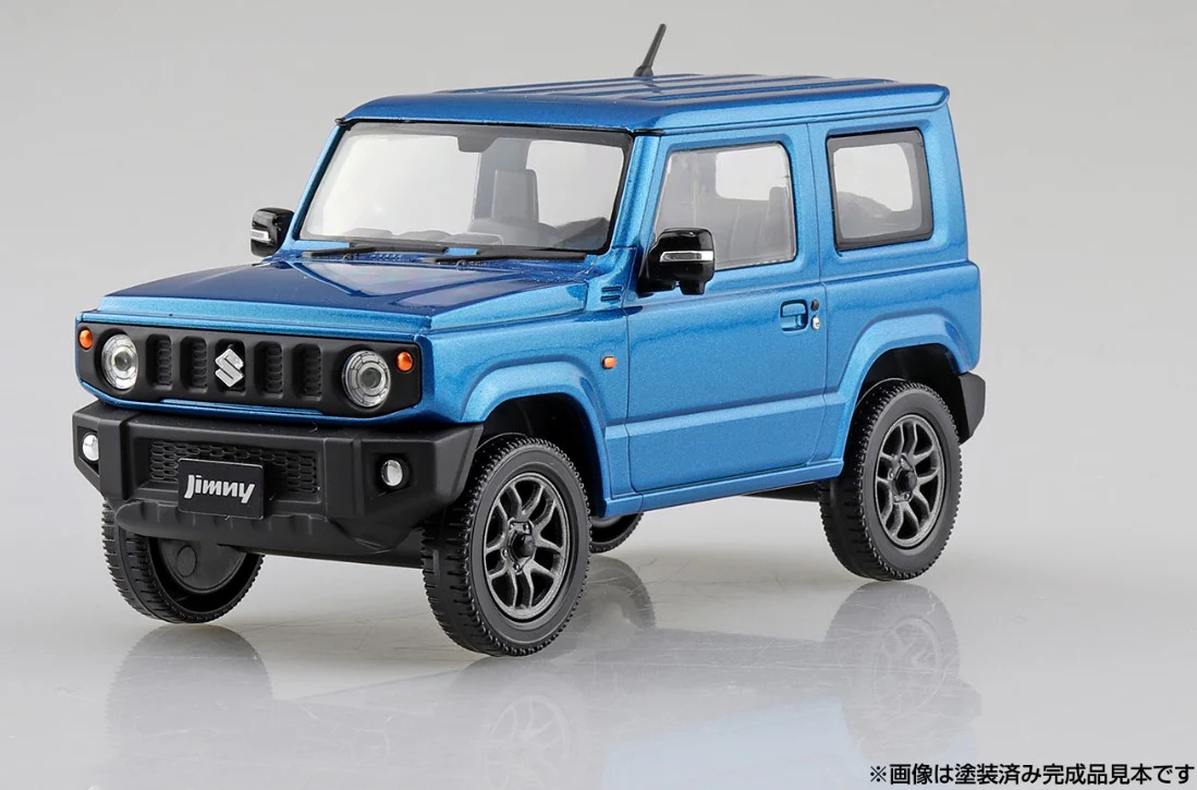 Aoshima 1/32 SNAP KIT #08-C Suzuki Jimny (Brisk Blue Metallic) - Image 6
