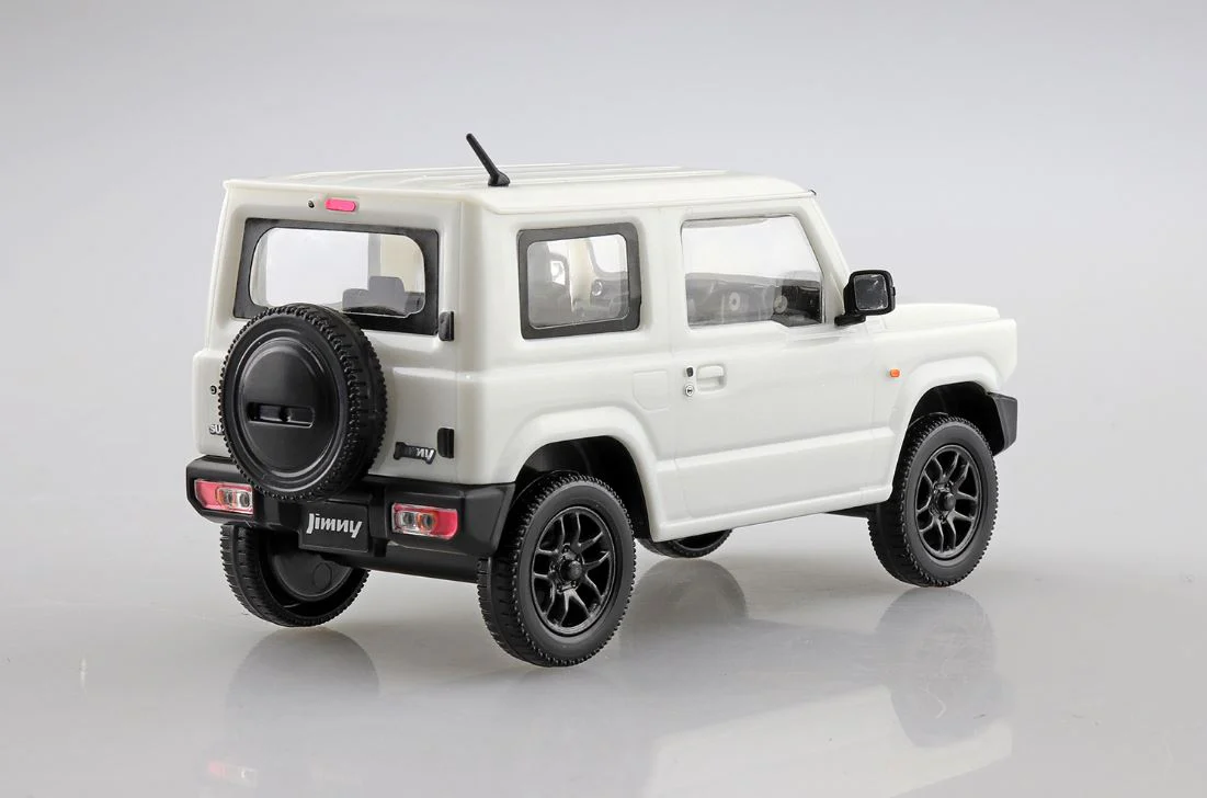 Aoshima 1/32 SNAP KIT #08-E Suzuki Jimny (Pure White Pearl) - Image 3