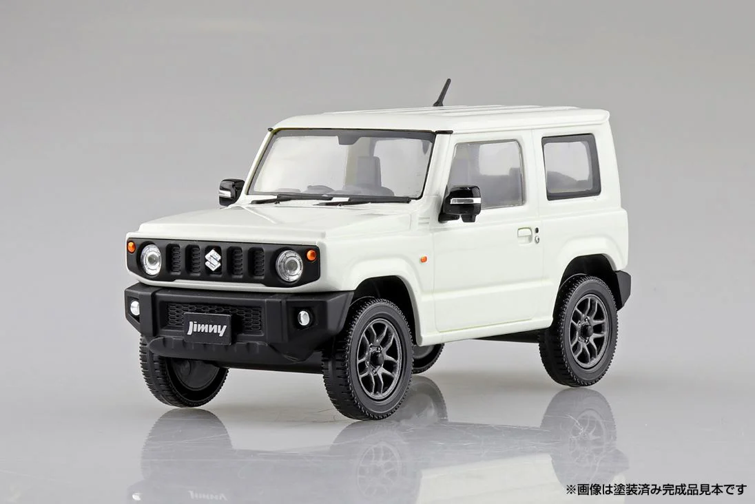 Aoshima 1/32 SNAP KIT #08-E Suzuki Jimny (Pure White Pearl) - Image 4