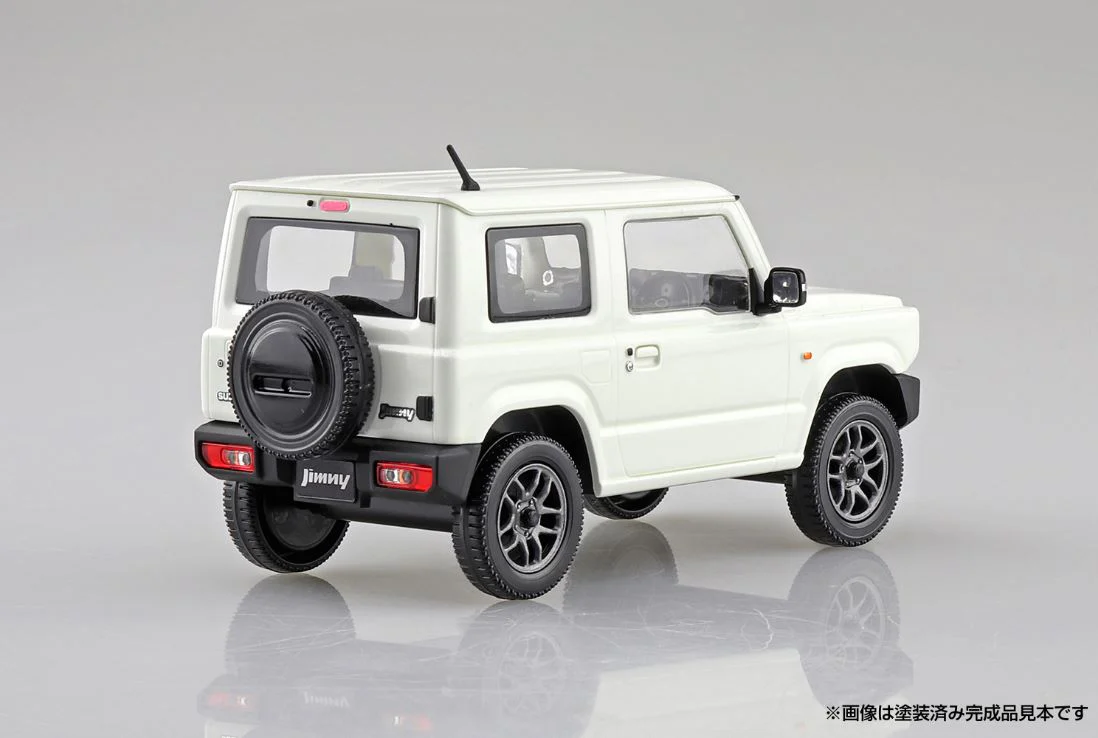 Aoshima 1/32 SNAP KIT #08-E Suzuki Jimny (Pure White Pearl) - Image 5