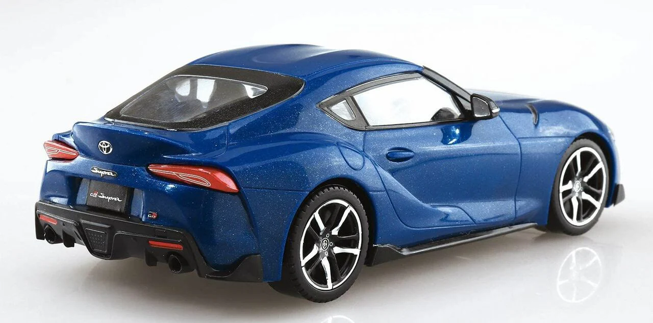 Aoshima 1/32 SNAP KIT #10-E Toyota GR Supra (Deep Blue Metallic) - Image 4