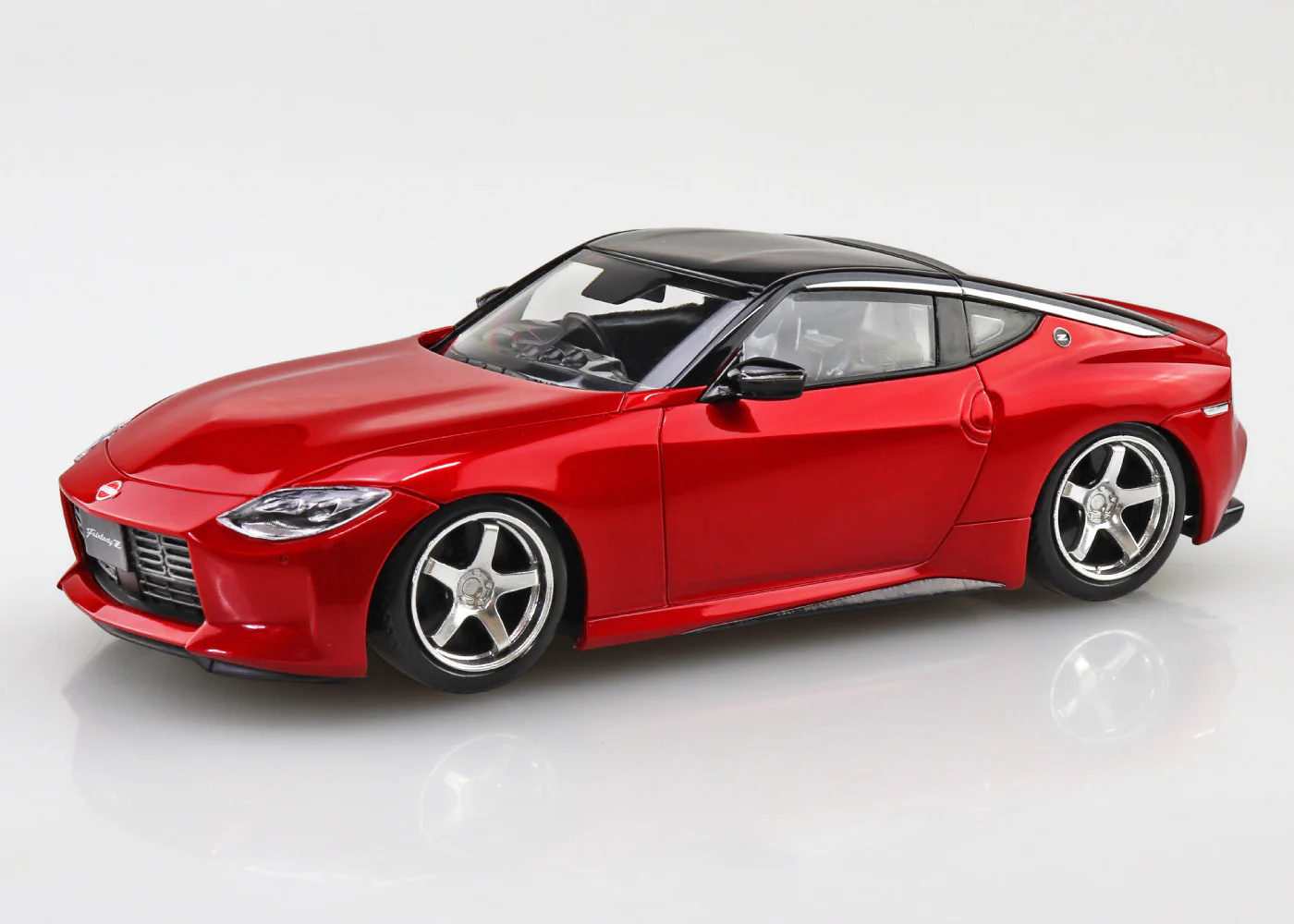 Aoshima 1/32 SNAP KIT #17CU-CR Nissan RZ34 Fairlady Z Custom Wheel(Carmine Red)