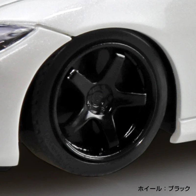 Aoshima 1/32 SNAP KIT #17CU-PW Nissan RZ34 Fairlady Z Custom Wheel(Prism White) - Image 4