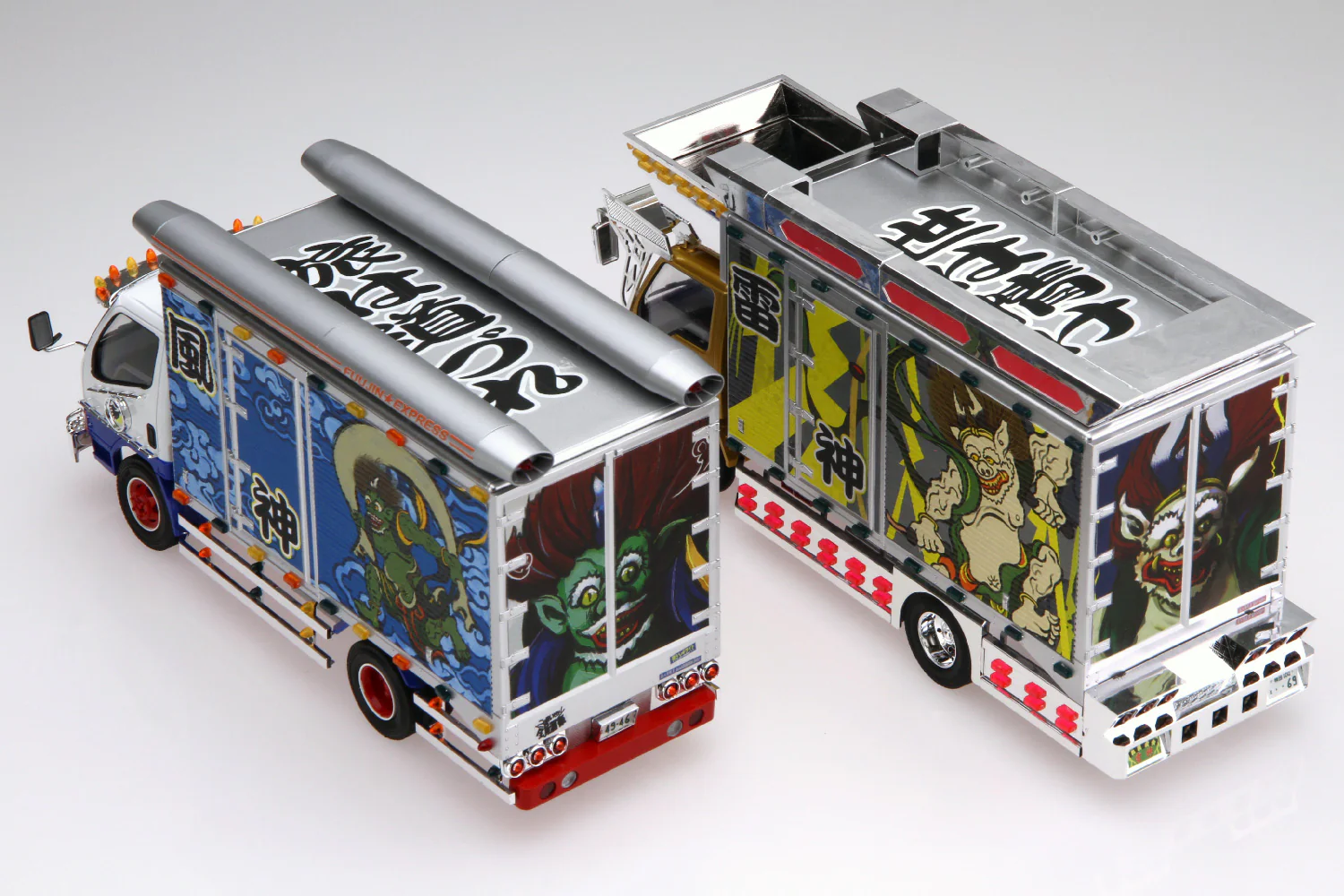 Aoshima 1/32 Wind God☆Thunder God - Image 3
