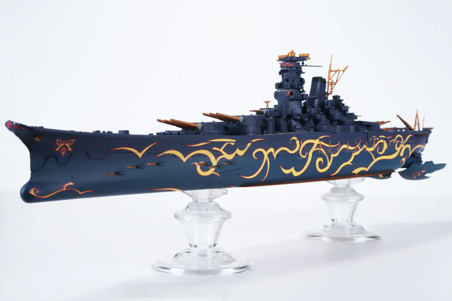 Aoshima 1/700 Arpeggio Of Blue Steel -Ars Nova- Fog Fleet Super Battleship Musashi - Image 2