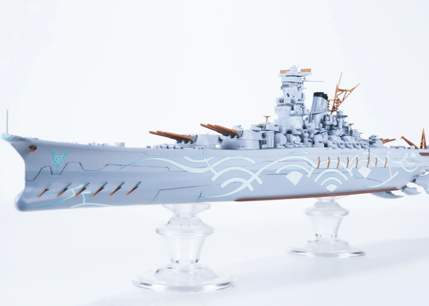 Aoshima 1/700 Arpeggio Of Blue Steel -Ars Nova- Fog Fleet Super Battleship Yamato
