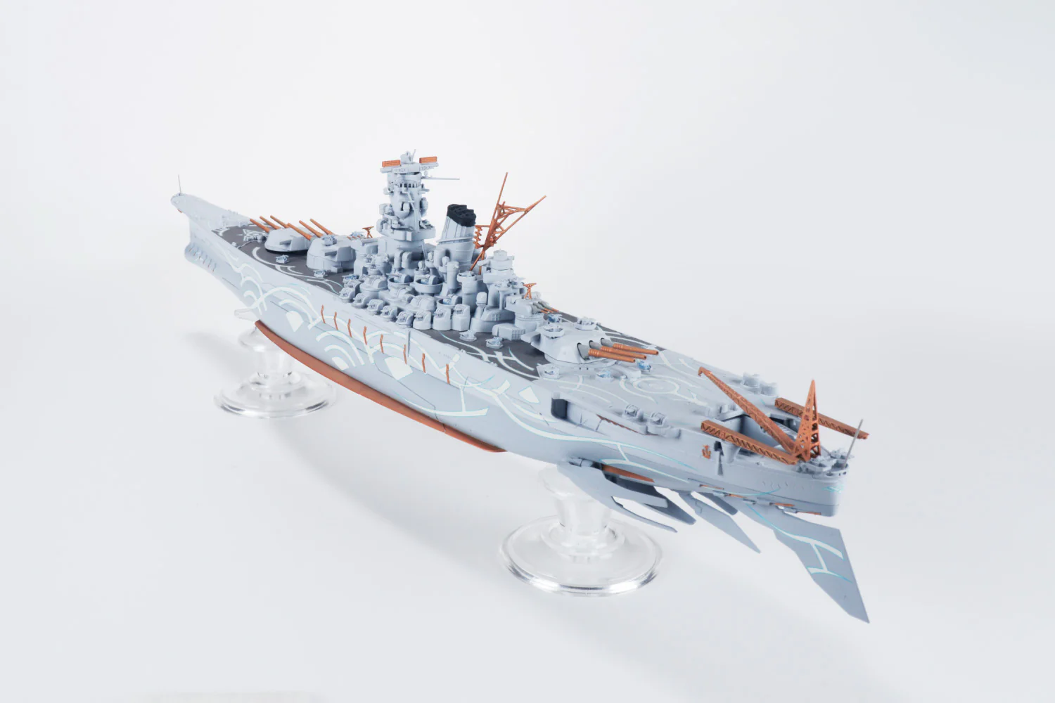Aoshima 1/700 Arpeggio Of Blue Steel -Ars Nova- Fog Fleet Super Battleship Yamato - Image 3