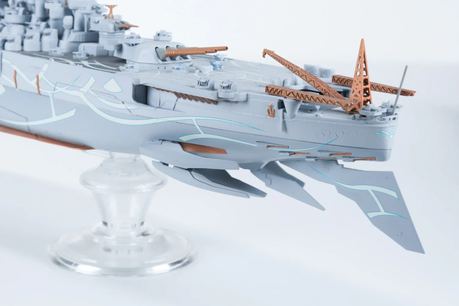Aoshima 1/700 Arpeggio Of Blue Steel -Ars Nova- Fog Fleet Super Battleship Yamato - Image 4