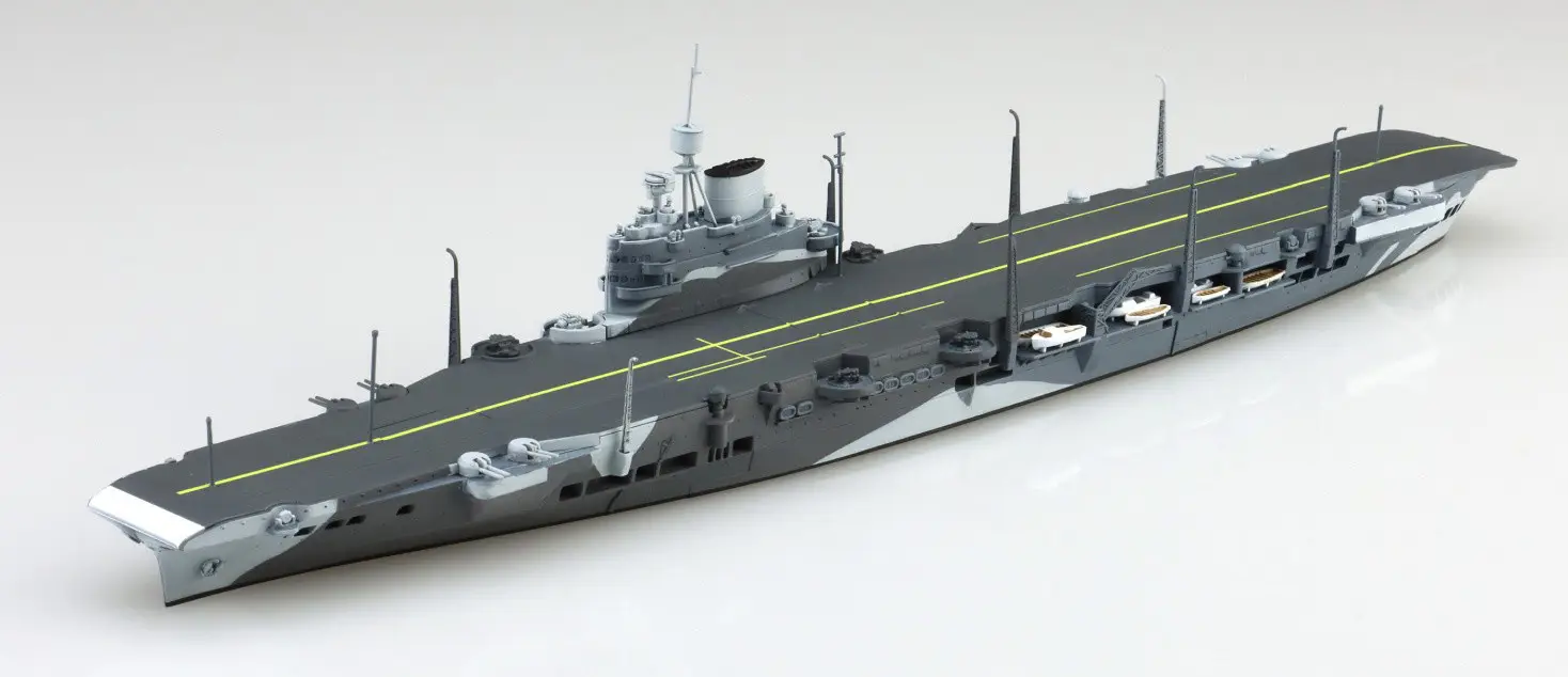 Aoshima 1/700 British Aircraft Carrier HMS ILLUSTRIOUS - Image 2