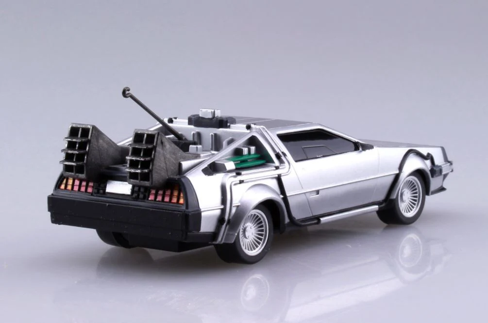 Aoshima Back To The Future 1/43 Pullback DELOREAN from PART I - Image 3