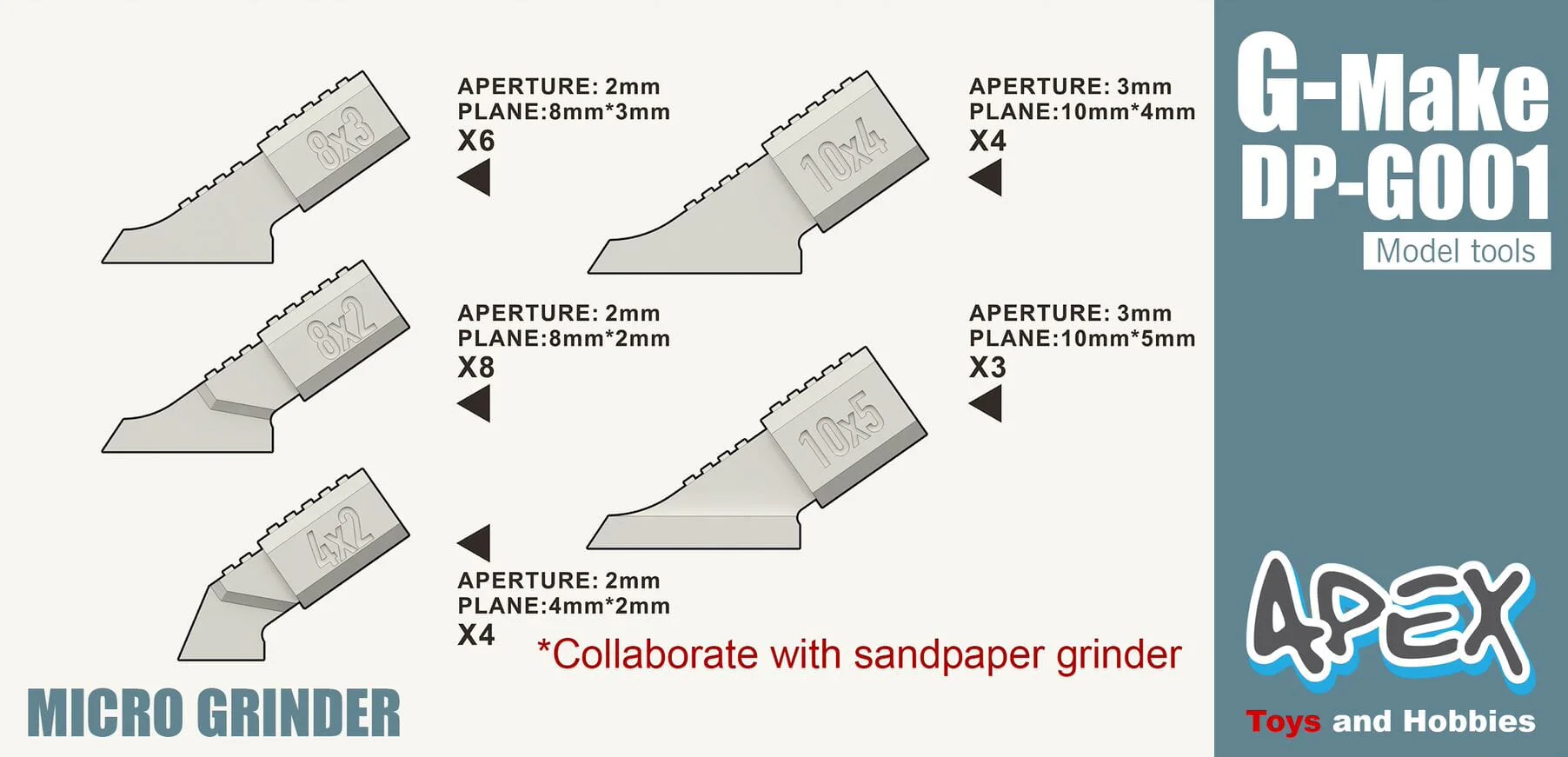 Apex Detailing Parts DP-G001 Micro Grinder - Image 2