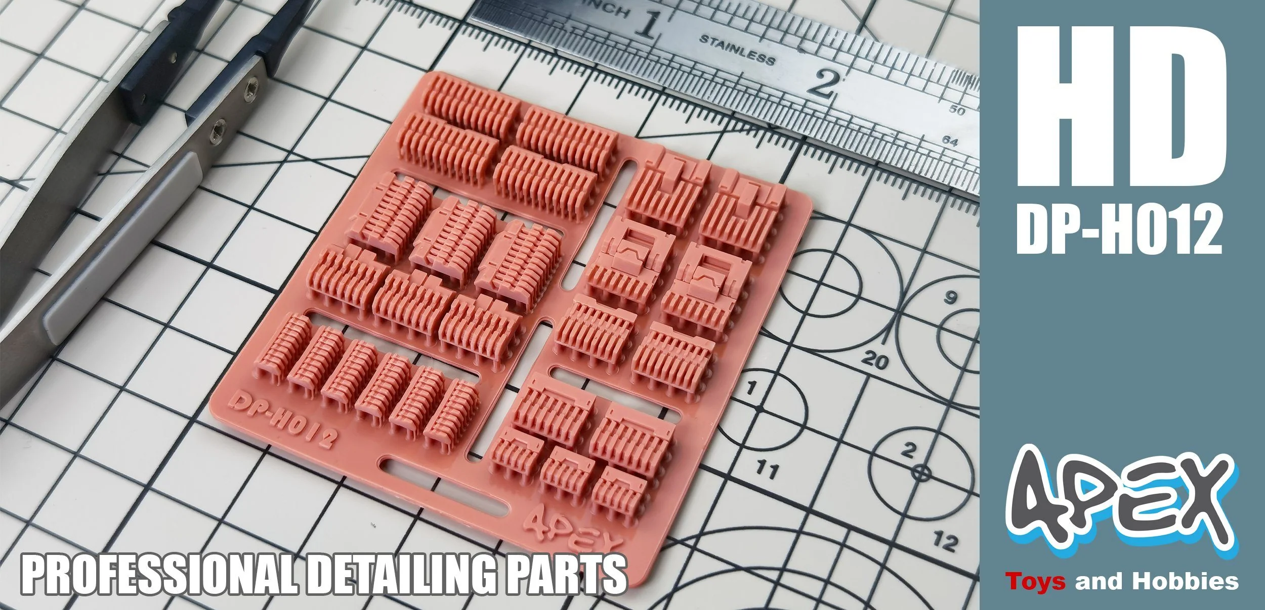 Apex Detailing Parts DP-H012 Detail Heat Sink Panel - Image 2