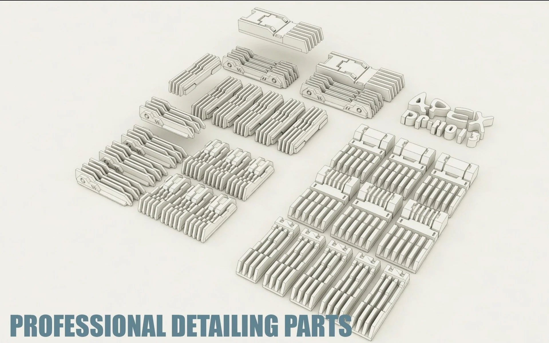 Apex Detailing Parts DP-H013 Detail Heat Sink Panel 2