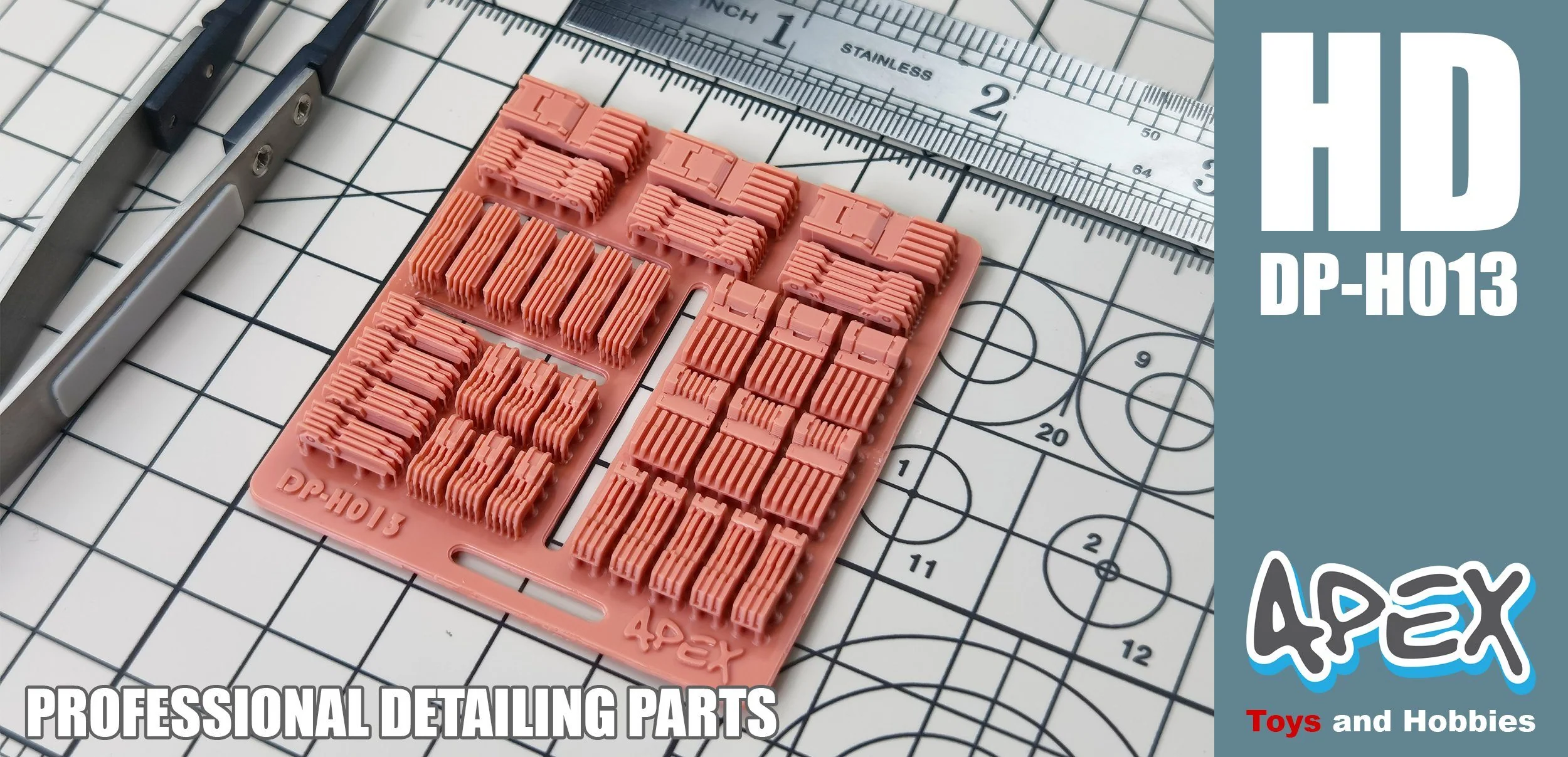 Apex Detailing Parts DP-H013 Detail Heat Sink Panel 2 - Image 2