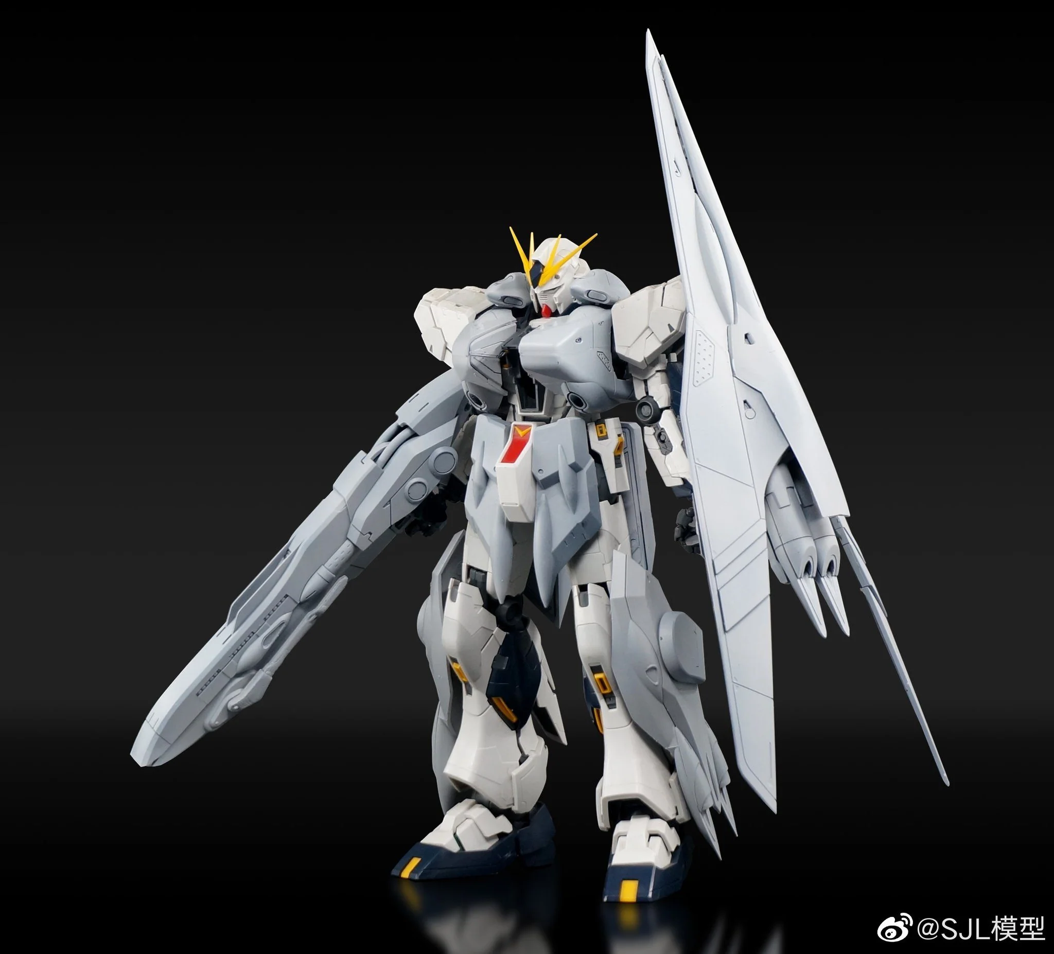 SJL Model 1/100 Outer Armor HWS Version for MG RX-93 Nu Gundam Ver.Ka - Image 10