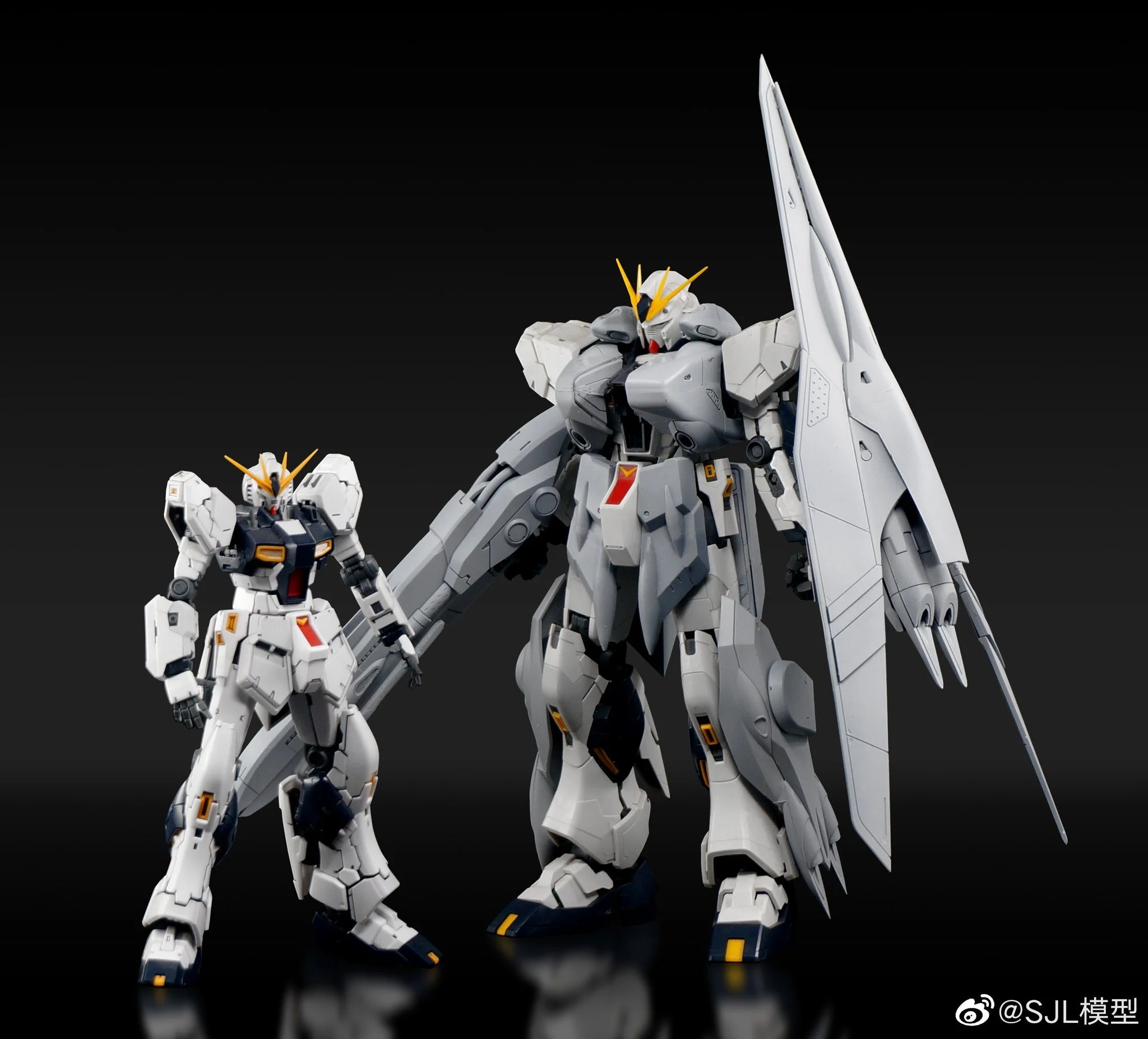 SJL Model 1/100 Outer Armor HWS Version for MG RX-93 Nu Gundam Ver.Ka - Image 9