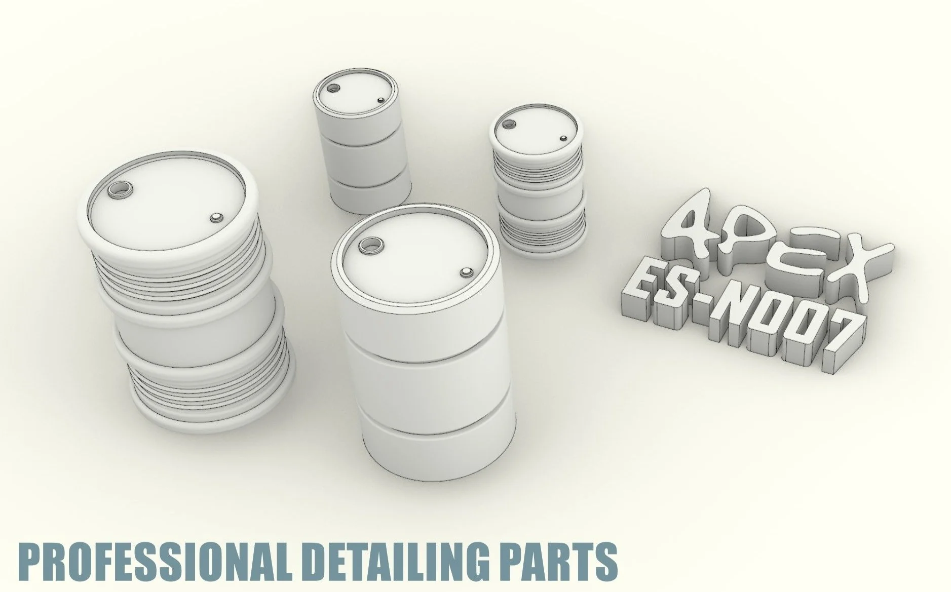 Apex Detailing Parts DP-N007 Detail Barrels