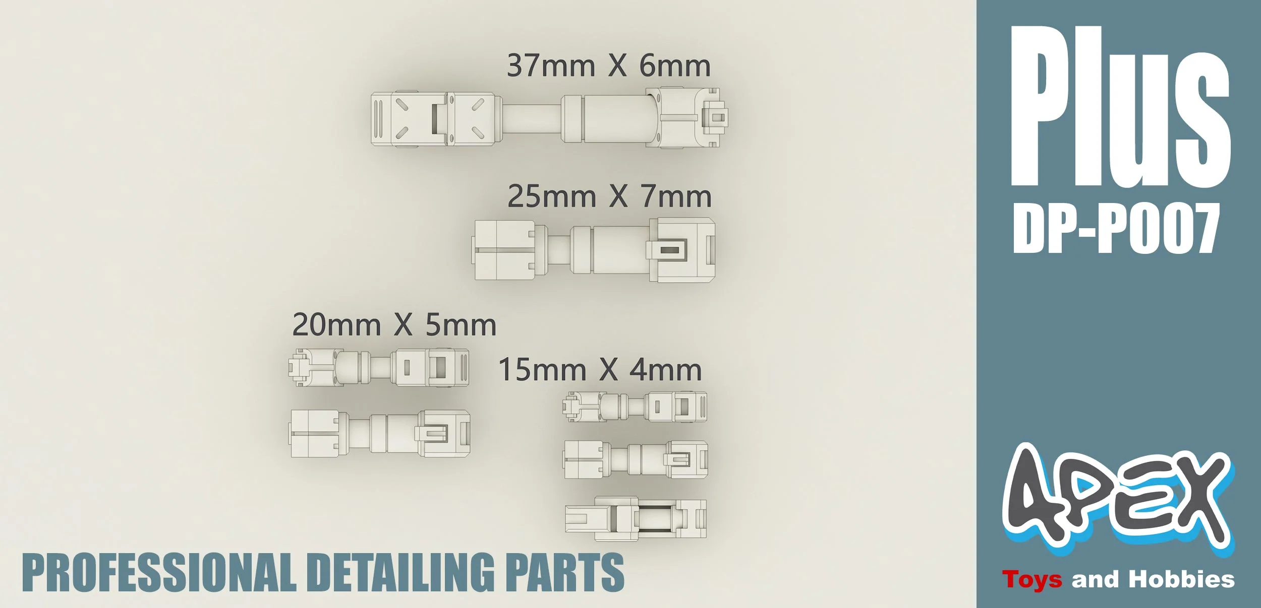 Apex Detailing Parts DP-P007 Detail Pistons Addon - Image 2