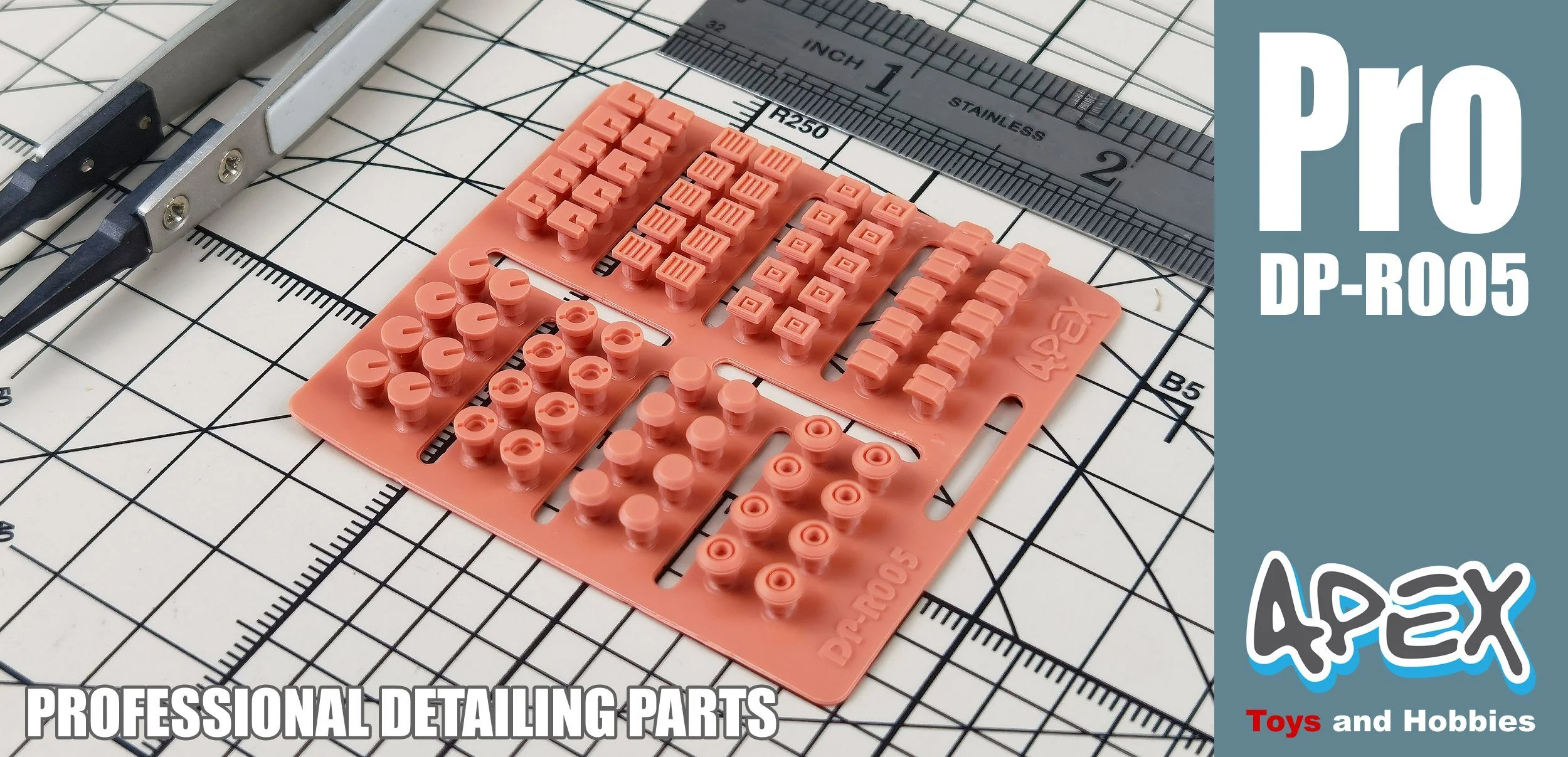 Apex Detailing Parts DP-R005 Minus Mold Detail Parts - Image 3