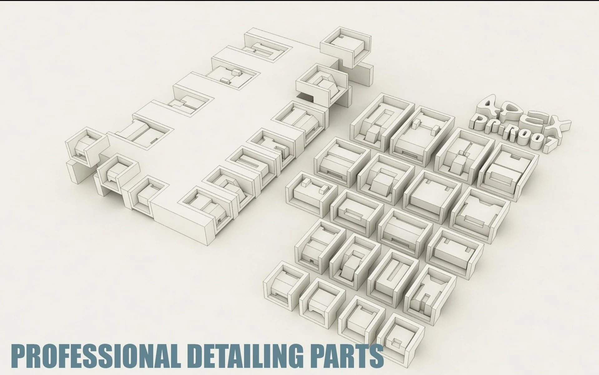 Apex Detailing Parts DP-R007 Panel insert