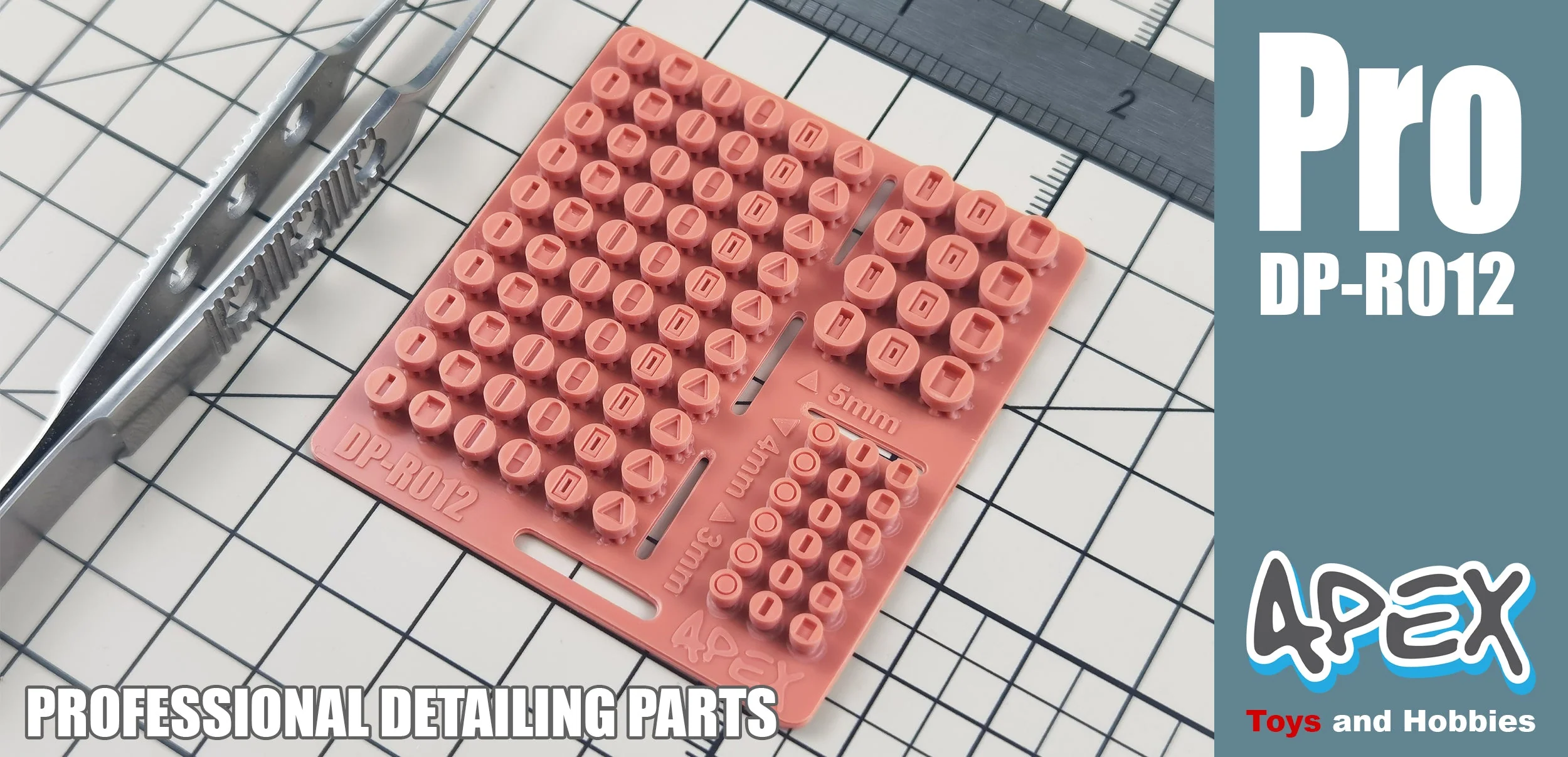 Apex Detailing Parts DP-R012 Detail Minus Molds - Image 2