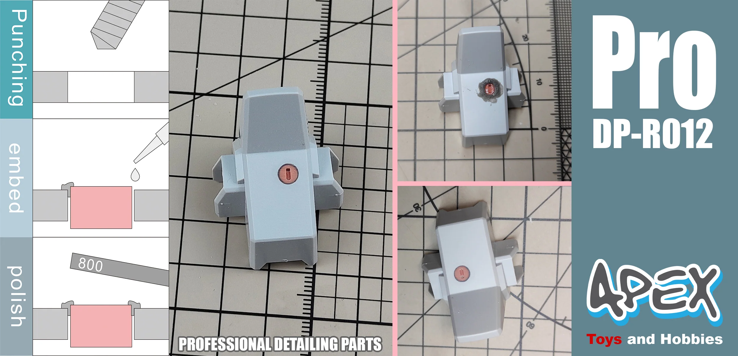 Apex Detailing Parts DP-R012 Detail Minus Molds - Image 4