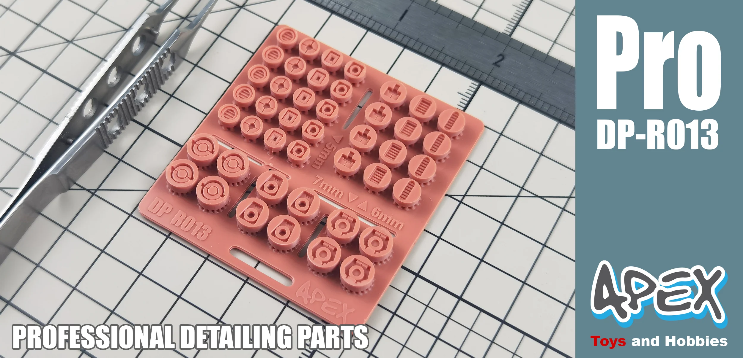 Apex Detailing Parts DP-R013 Detail Minus Molds - Image 2