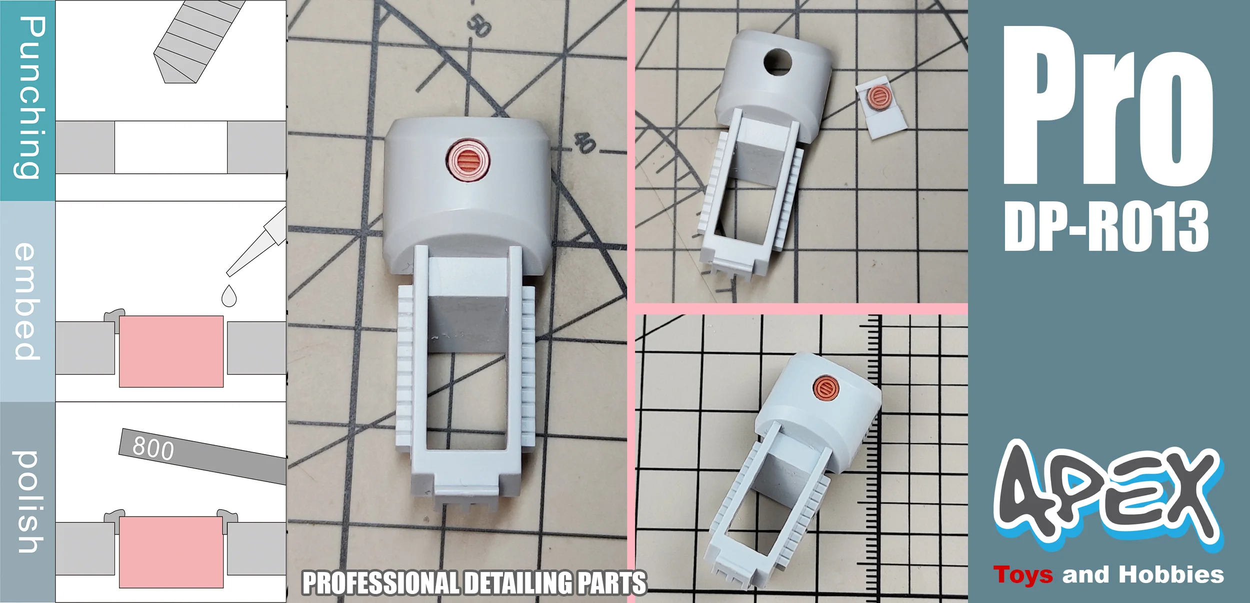 Apex Detailing Parts DP-R013 Detail Minus Molds - Image 4