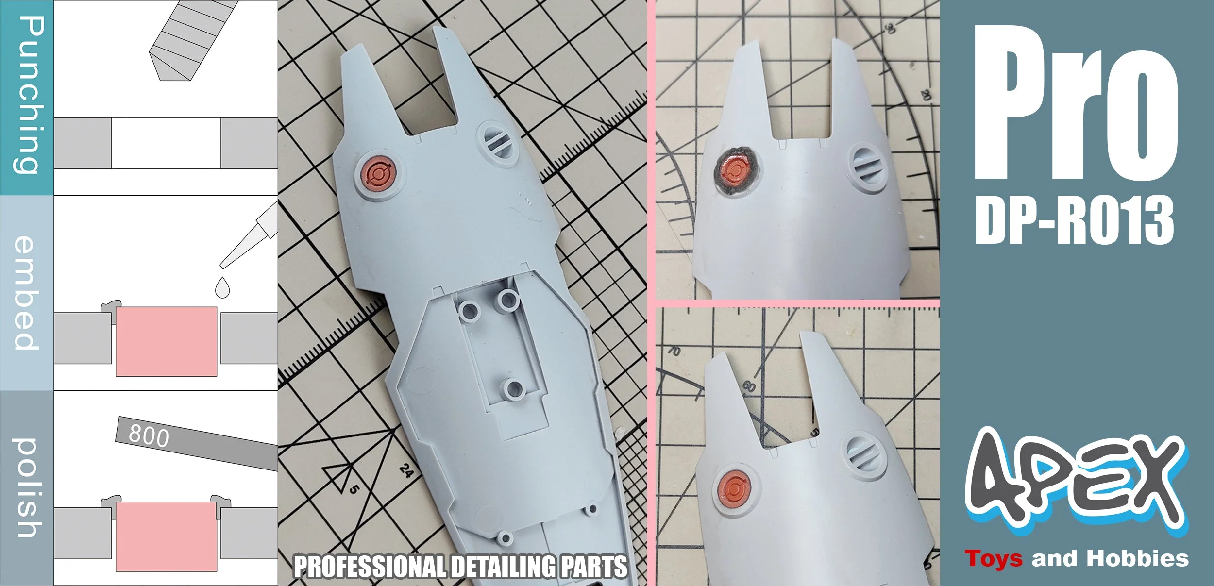 Apex Detailing Parts DP-R013 Detail Minus Molds - Image 5