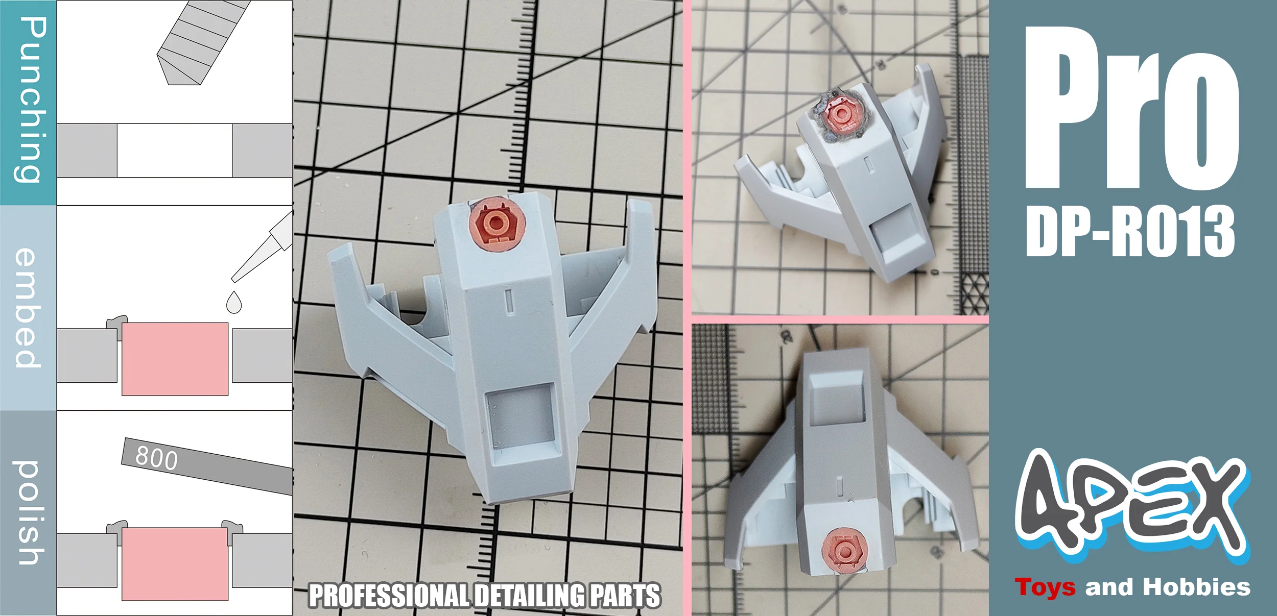Apex Detailing Parts DP-R013 Detail Minus Molds - Image 6