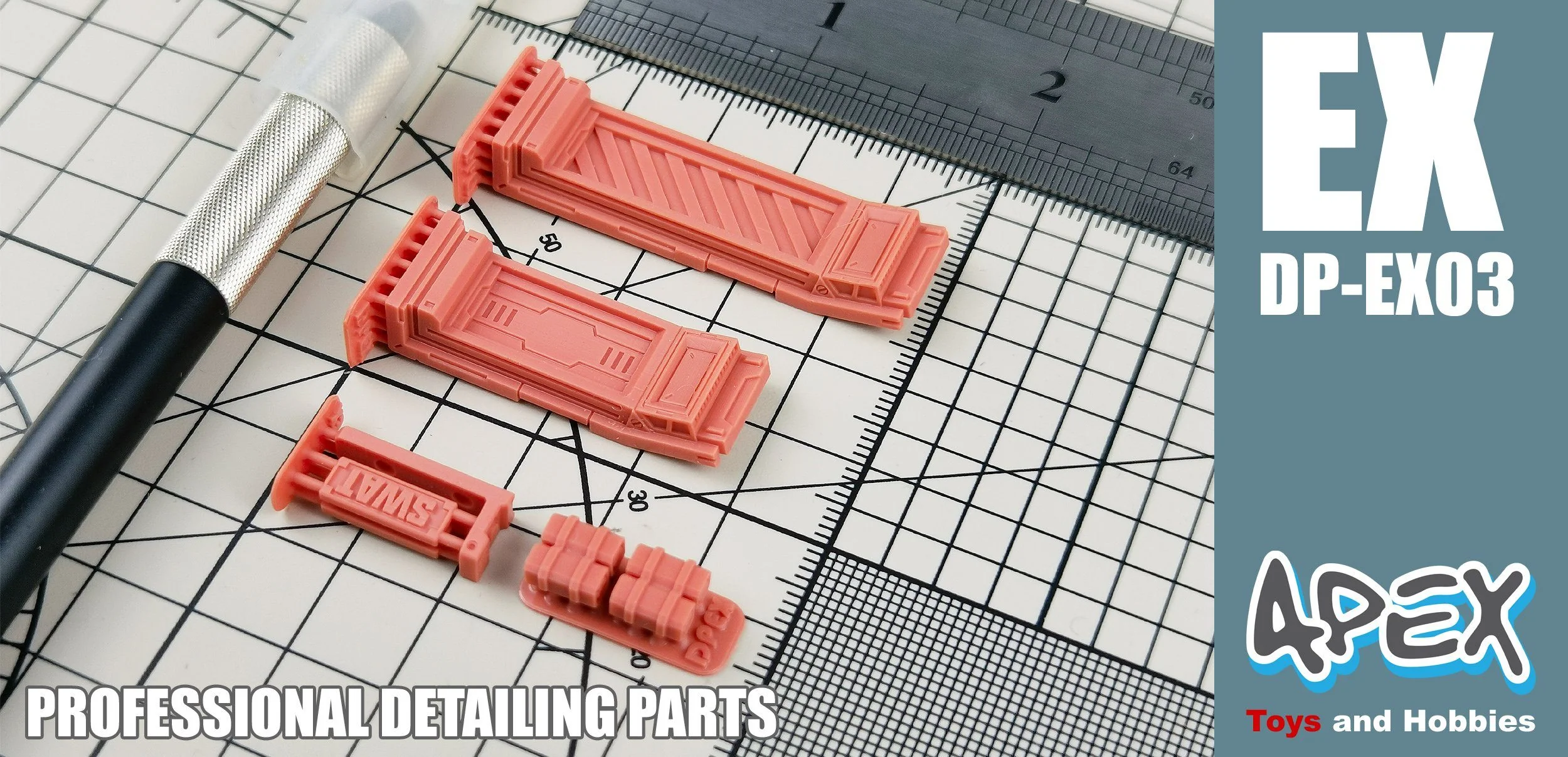 Apex Detailing Parts DP-X003 Shoulder Shield 1/100 1/144 - Image 3