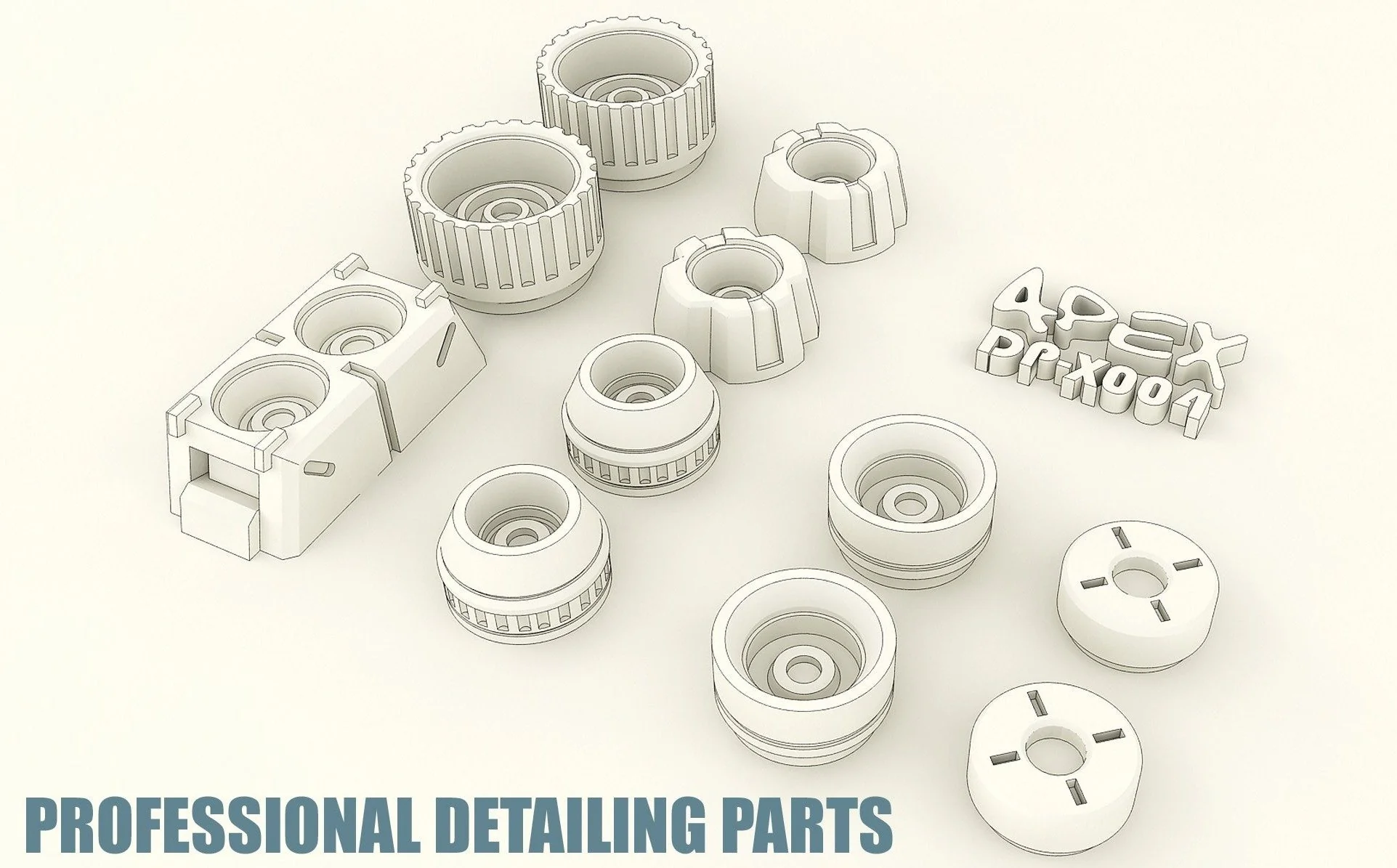 Apex Detailing Parts DP-X004 Vernier 1/100 1/144