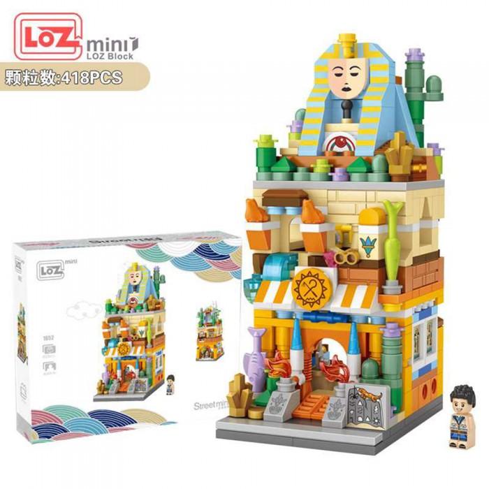 LOZ 1652 MINI NANO DIAMOND CREATIVE BRICK ARCHAEOLOGICAL HOUSE BUILDING BLOCKS BRICKS 418PCS - Image 2