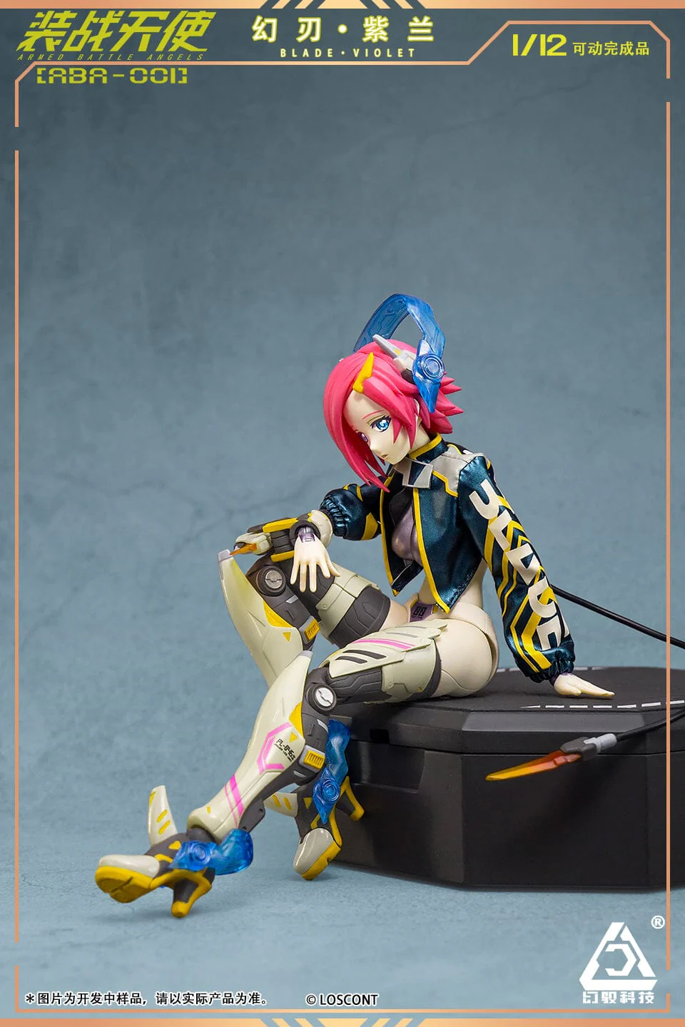Armed Battle Angels ABA-001 Blade Violet 1/12 Scale Figure - Image 9