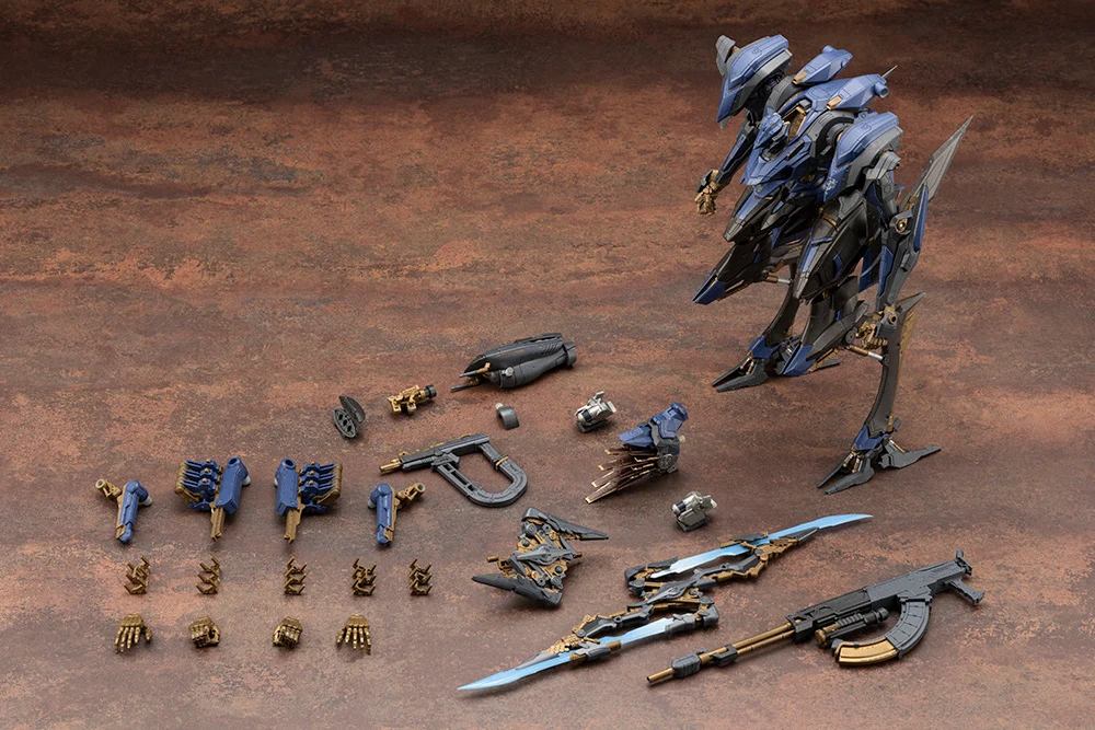 Armored Core VI Fires of Rubicon V.I.O.S. Schneider Nachtreiher/40E Steel Haze Model Kit - Image 12