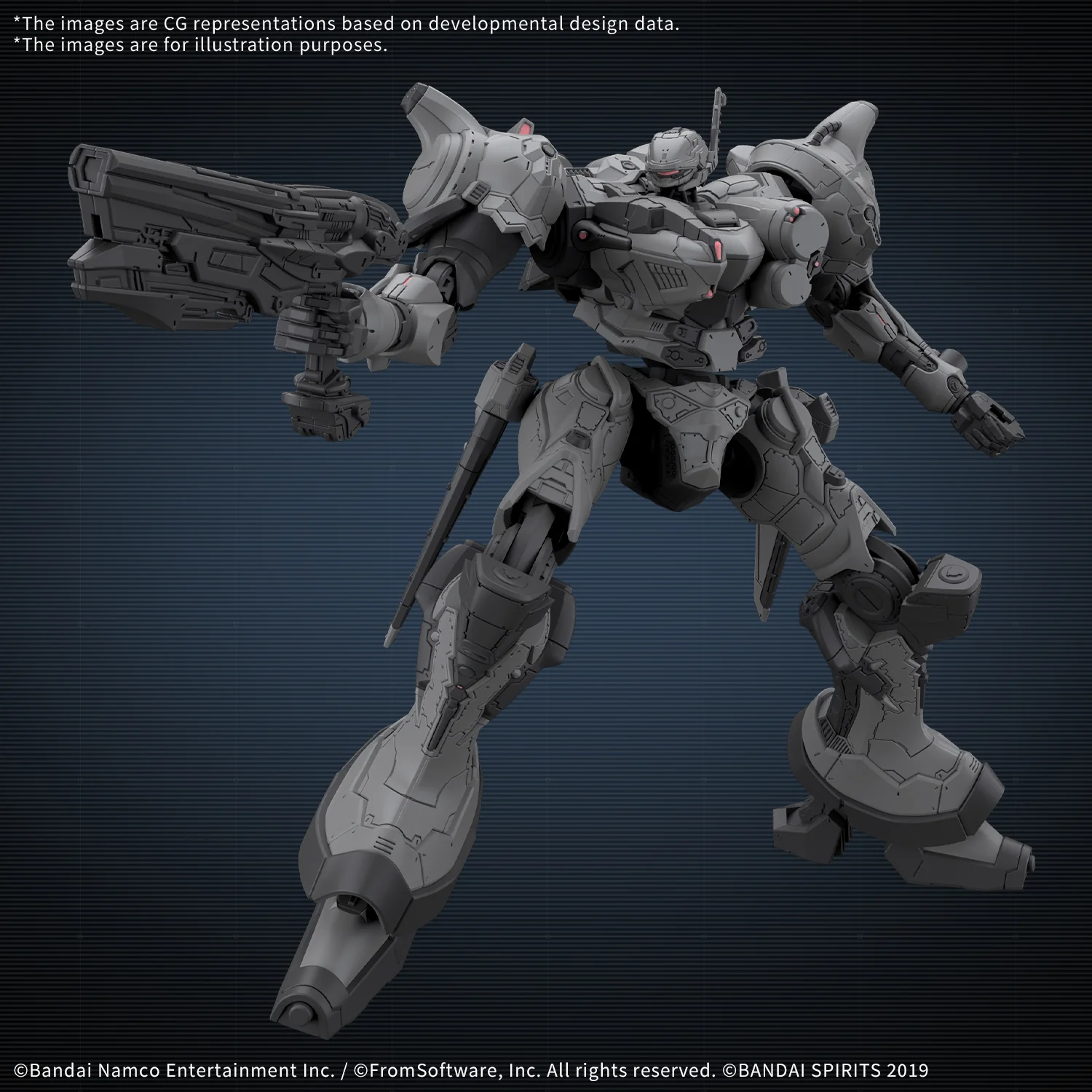 Armored Core VI Fires of Rubicon 30 Minutes Missions Arquebus Corporation VP-40S Model Kit - Image 2